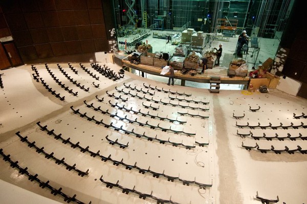 La salle Maurice-O'Bready en plein chantier de modernisation!