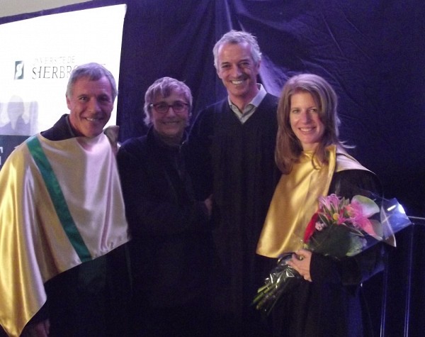 Richard Moisan, L&eacute;ane Arsenault, Jules B&eacute;langer et Catherine Boulanger.