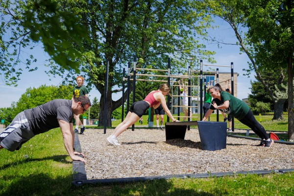 Les activit&eacute;s sportives permettent lors de cette journ&eacute;e de cr&eacute;er des liens tout en bougeant.