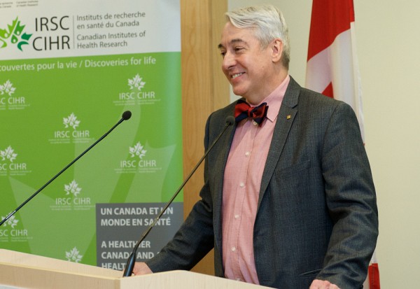 Le doyen de la Facult&eacute; de m&eacute;decine et des sciences de la sant&eacute; Dominique Dorion repr&eacute;sentait l'UdeS pour l'occasion.