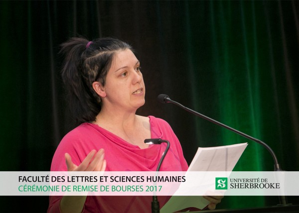 Caroline Leblanc, &eacute;tudiante &agrave; la ma&icirc;trise en travail social.