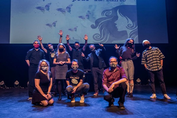 L'&eacute;quipe du spectacle Exprime-toi pour la sant&eacute;