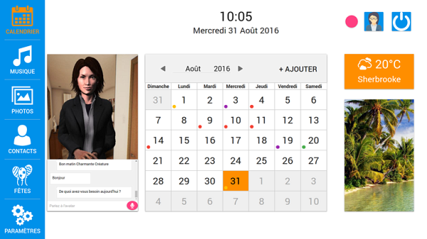 Capture d'&eacute;cran du projet&nbsp;&laquo;&nbsp;Amelis&nbsp;&raquo;.
