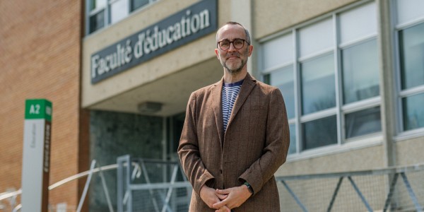 Le professeur Matthieu Petit, vice-doyen &agrave; la formation &agrave; la Facult&eacute; d&rsquo;&eacute;ducation de l&rsquo;Universit&eacute; de Sherbrooke.