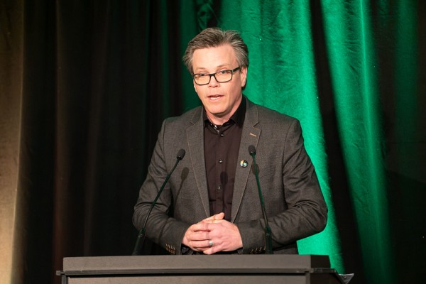 Le vice-recteur aux ressources humaines et &agrave; la transformation num&eacute;rique, le professeur Patrik Doucet, a assur&eacute; l'animation de l'&eacute;v&eacute;nement.