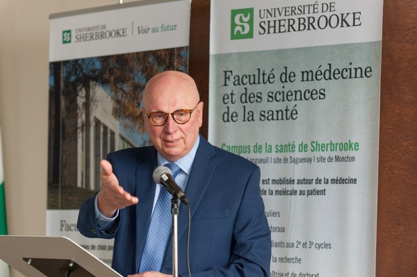 Me Luc R. Borduas, pr&eacute;sident de la Fondation de l'UdeS