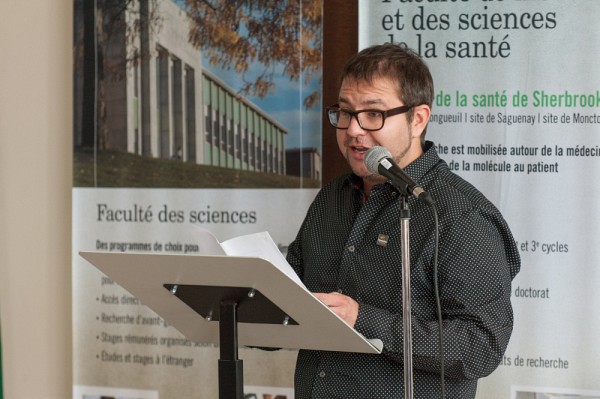 M. Charles Custeau, vice-pr&eacute;sident du conseil d'administration de la Fondation du CHUS