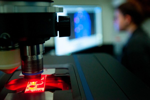 La mise en commun d'infrastructures de pointe et d'expertises professionnelles permet &agrave; l'UdeS de d&eacute;cupler ses forces en recherche.