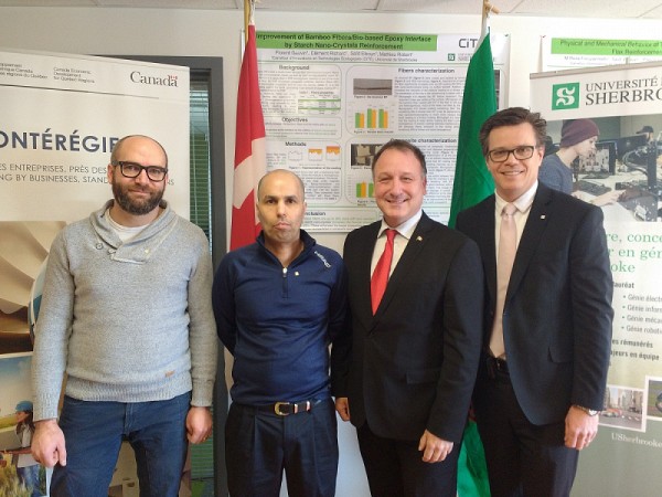 Plusieurs chercheurs et collaborateurs du CIT&Eacute; ont pris part &agrave; l'annonce de Granby en pr&eacute;sence du d&eacute;put&eacute; de Shefford, Pierre Breton.