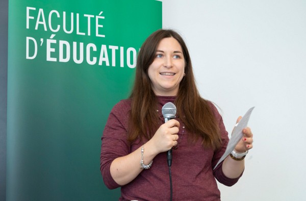 Myriam Vigneault, &eacute;tudiante &agrave; la ma&icirc;trise en orientation&nbsp;&agrave; la Facult&eacute; d'&eacute;ducation de l'Universit&eacute; de Sherbrooke