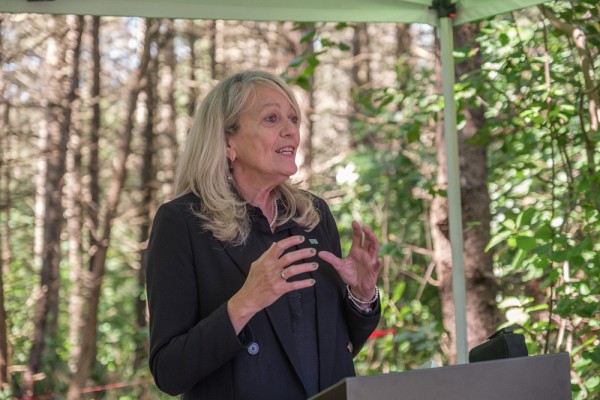 La professeure Denyse R&eacute;millard, rectrice adjointe et vice-rectrice &agrave; l'administration et au d&eacute;veloppement durable