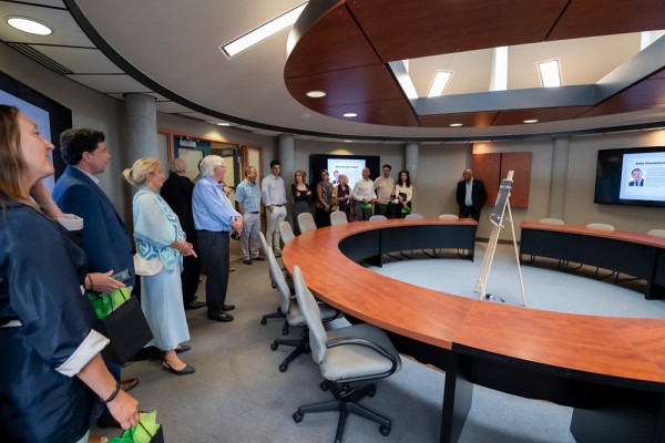 Un visite de la Salle Domenico-Regoli a &eacute;t&eacute; organis&eacute;e pendant l'&eacute;v&eacute;nement.