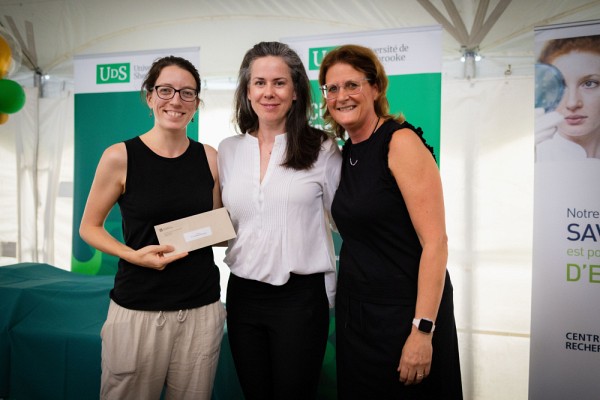 Alexia Coulombe-L&eacute;v&ecirc;que,&nbsp;1er&nbsp;prix de la cat&eacute;gorie Applications biom&eacute;dicales et Sciences cliniques