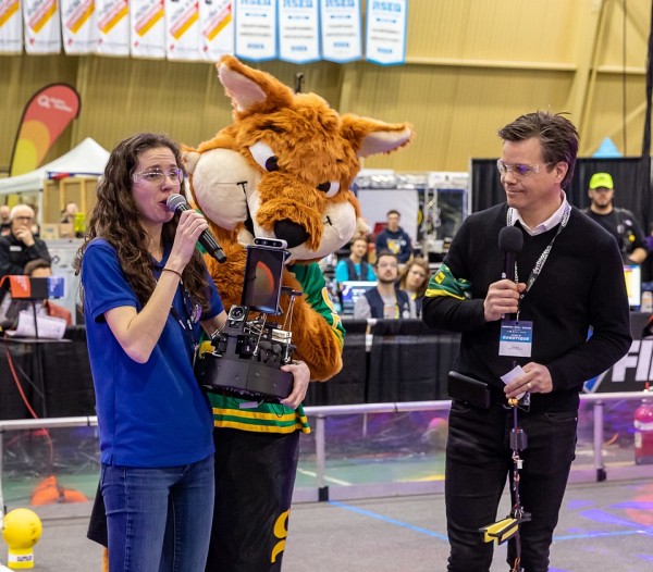 Audrey Boucher-Genesse au Festival de robotique de 2020.