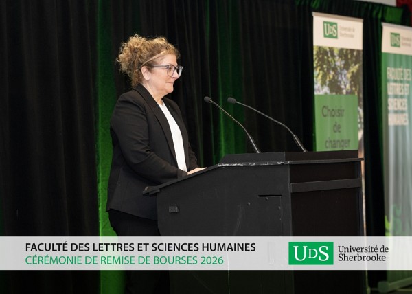 La professeure Anick Lessard, doyenne de la FLSH