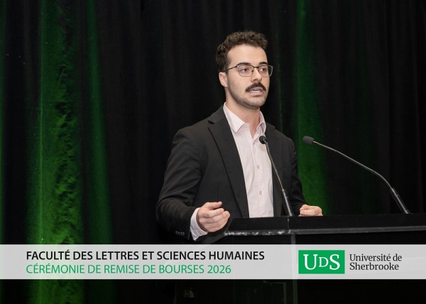 Mathieu Bourque, r&eacute;cipiendaire d'une bourse en 2025