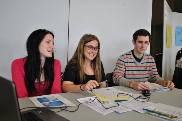 St&eacute;phanie Bergeron, Kristelle St-Louis Roy et Charles-&Eacute;ric Pharand