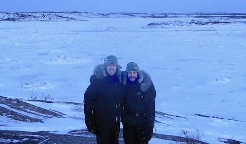 Guillaume Rivard et Benjamin Pandev-Girard sont en stage au Nunavik jusqu&rsquo;&agrave; la mi-mars.