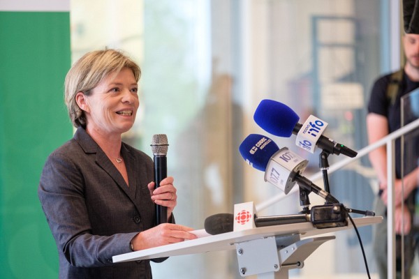 La d&eacute;put&eacute;e de Sherbrooke, &Eacute;lisabeth Bri&egrave;re.