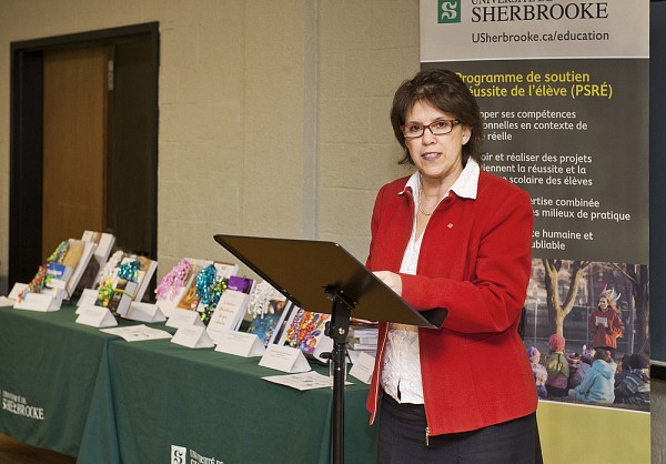 La professeure Luce Samoisette, rectrice de l'Universit&eacute; de Sherbrooke.