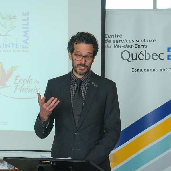 Carl Morissette, directeur g&eacute;n&eacute;ral adjoint du Centre de services scolaires du Val-des-Cerfs.