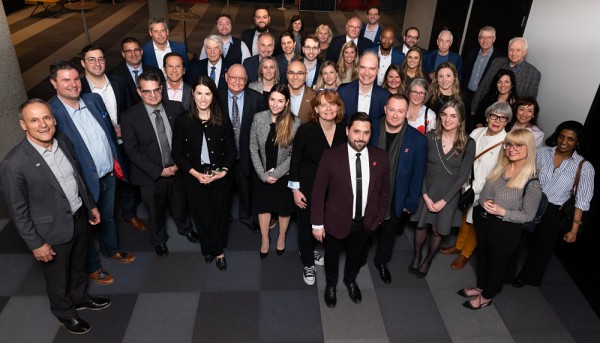 Les donatrices et donateurs de cette &eacute;dition 2023 en compagnie des membres du d&eacute;canat de l&rsquo;&Eacute;G.