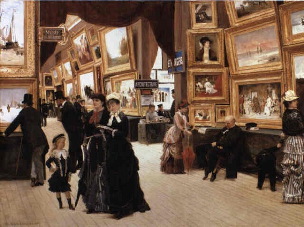 &Eacute;douard Joseph Dantan (1848-1897) a repr&eacute;sent&eacute; la mus&eacute;ographie du 19e&nbsp;si&egrave;cle dans son oeuvre Un coin du salon en&nbsp;1880.