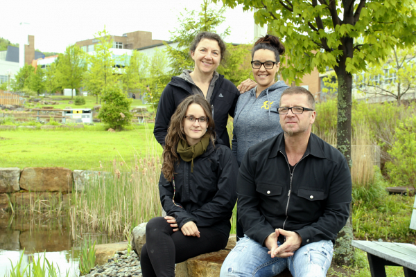 Liette Beloin, Karine Pincinse, Audrey Guy et Sylvain Bourque (de gauche &agrave; droite &agrave; partir du haut)