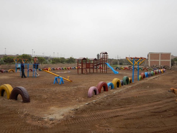 Parc &eacute;cologique r&eacute;alis&eacute; par les participants du stage au P&eacute;rou durant l'&eacute;t&eacute; 2015.