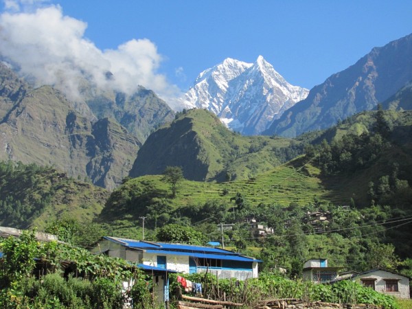 Village de Lete, district de Mustang, zone de conservation de l'Annapurna.