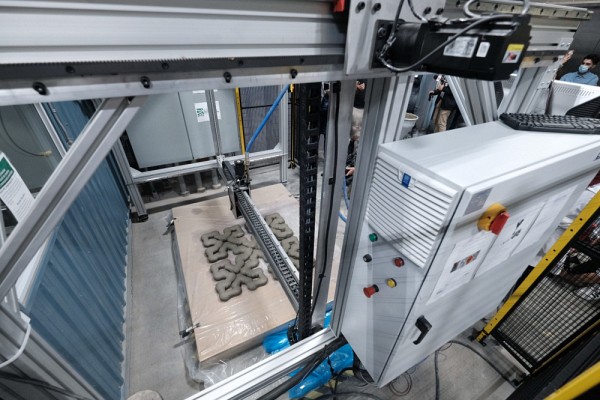 Imprimante 3D pour le b&eacute;ton.