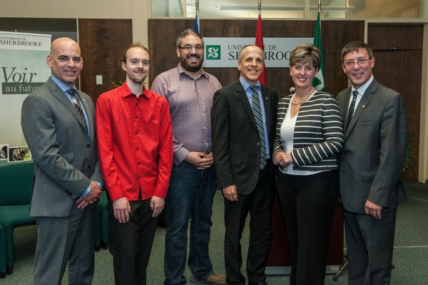 Simon Boudreault et Jonathan Bouchard, r&eacute;cipiendaires de bourses d'&eacute;tudes sup&eacute;rieures du Canada Vanier.