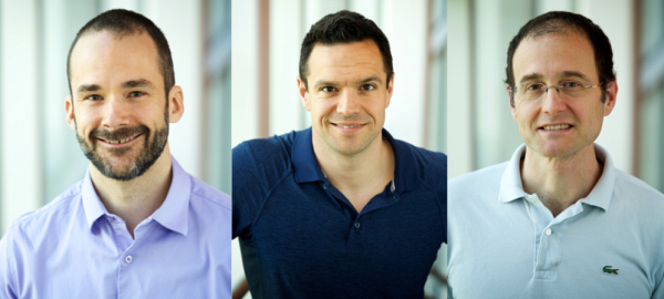 Les responsables du projet&nbsp;: le professeur Jocelyn Veilleux, directeur, Carl St-Louis, agent de caract&eacute;risation des mat&eacute;riaux et coordonnateur, et St&eacute;phane Gutierrez, agent de caract&eacute;risation des mat&eacute;riaux, de la Plateforme de recherche et d&rsquo;analyse des mat&eacute;riaux (PRAM)