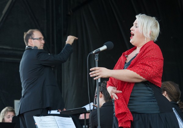 La cantatrice Catherine Elvira Chartier