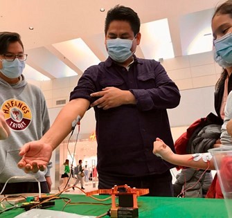 Les familles ont particip&eacute; en grand nombre aux activit&eacute;s interactives