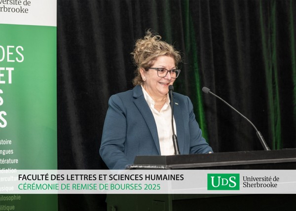 La Professeure Anick Lessard, doyenne de la FLSH.