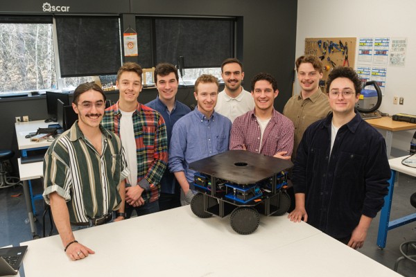 Les membres&nbsp;du projet Oscar Robotique.