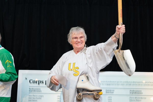 Discours de Francine Parr et Vital Grenier mettant en lumi&egrave;re la campagne de financement