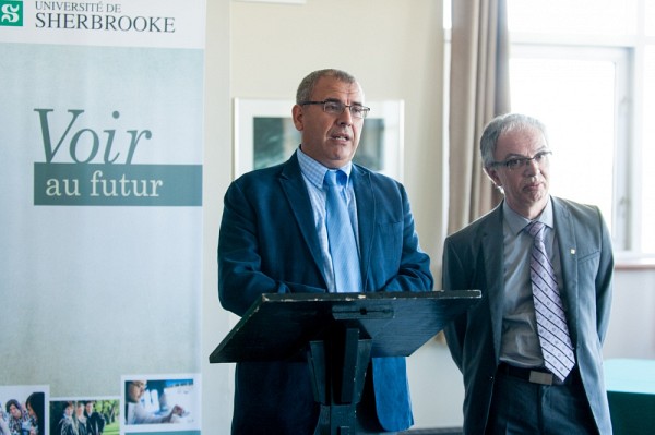 Arezki Tagnit-Hamou en compagnie de Lo&iuml;c Divet, codirecteurs du LIA-&Eacute;comat.