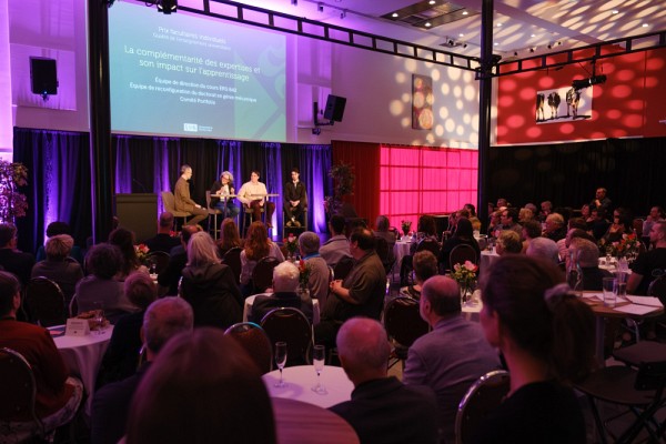 La C&eacute;r&eacute;monie de reconnaissance de la qualit&eacute; de l'enseignement a r&eacute;uni de nombreuses personnes venues souligner le travail et la passion de p&eacute;dagogues d'exception.