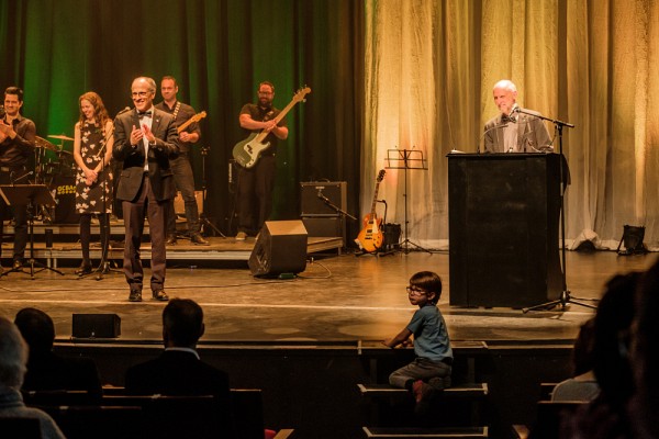 Les Prix Inspiration rev&ecirc;tent une signification particuli&egrave;re pour l'institution, comme l'ont mentionn&eacute; le Pr Pierre Cossette, recteur de l'UdeS, et le Pr Jean Gouet, vice-recteur&nbsp;aux ressources humaines et aux relations internationales.