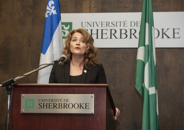 Genevi&egrave;ve H&eacute;bert, d&eacute;put&eacute;e de Saint-Fran&ccedil;ois.