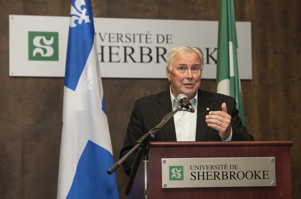 Gilles Normand, pr&eacute;sident de la Commission scolaire de la R&eacute;gion-de-Sherbrooke.