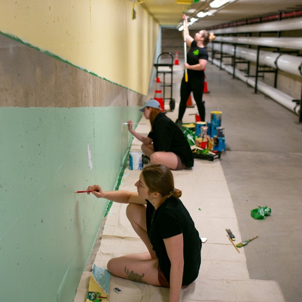 Claudie, Anabelle et L&eacute;onie en pleine action