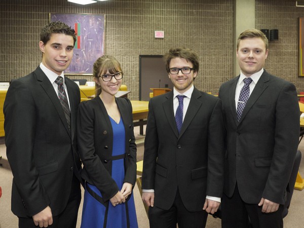 David Tremblay, Charlotte Montmarquette, Alexandre Baril-Lemire et Marco Lagac&eacute; ont crois&eacute; le fer lors de la demi-finale.