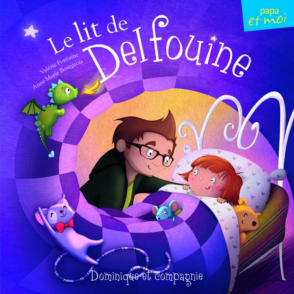 Le lit de Delfouine par Val&eacute;rie Fontaine.