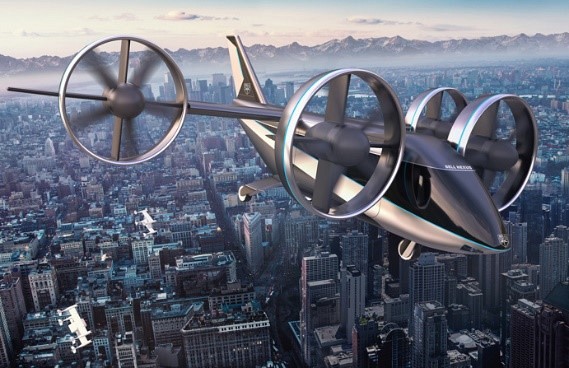 En janvier 2020, Bell a d&eacute;voil&eacute; une maquette &agrave; grande &eacute;chelle du deuxi&egrave;me avion Nexus eVTOL nomm&eacute; Nexus 4EX. Image fournie par Bell.