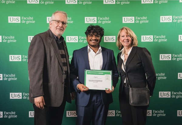 L'&eacute;tudiant Rathush Mahalingam, initiateur du projet HyphTech.