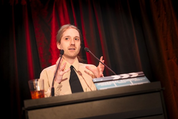 Luc Marchand &agrave; l'occasion du souper encan-b&eacute;n&eacute;fice de la Fondation FORCE, en 2023.