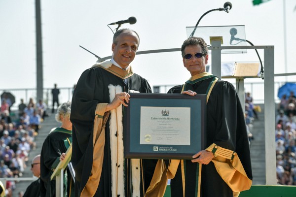 Dean Kamen, docteur d&rsquo;honneur de l&rsquo;Universit&eacute; de Sherbrooke